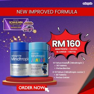 Mindtropic 1 Botol + Mindtropic Junior 1 Botol